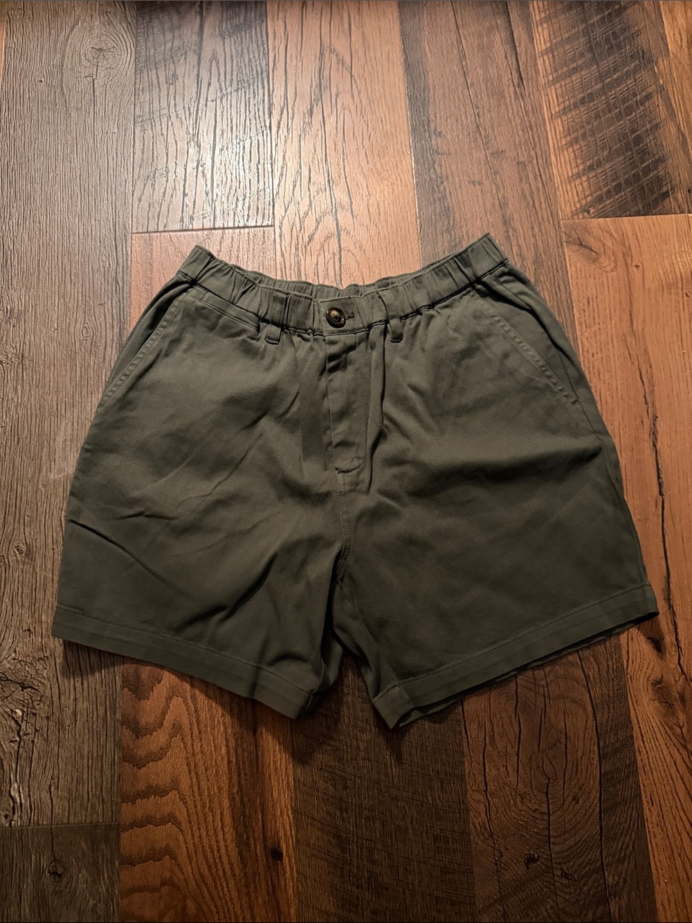 Cove Men’s Green Chino Shorts 30 W 5” Inseam